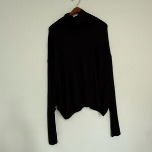 We The Free Black Knit Top